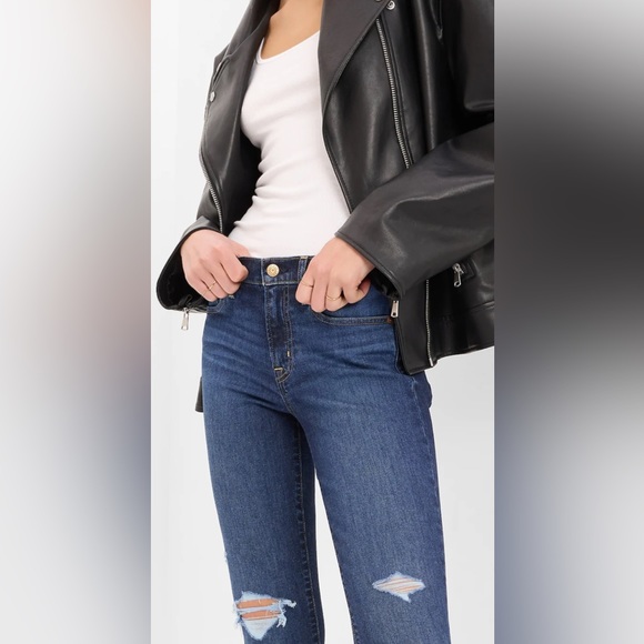 NWT size 29 Gap Mid Rise Skinny Short Jeans - Picture 3 of 5